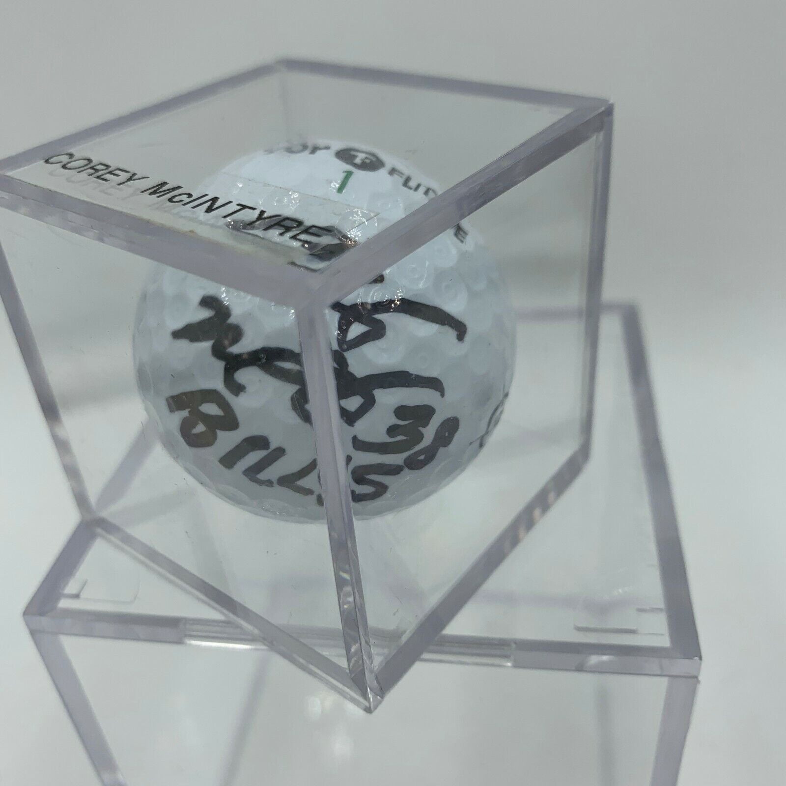 Corey McIntyre Signed Autographed Golf Ball PGA With JSA COA