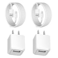 thumbnail image 1 of Coreykin Wall Charger with Cable-2-Pack Compatible with iPhone 14/14 Pro/14 Plus/14 Pro Max/13/13Pro/12/12 Pro/11/11Pro/XS/Max/XR/X/8/8 Plus iPad, 1 of 6