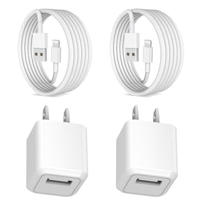 Coreykin Wall Charger with Cable-2-Pack Compatible with iPhone 14/14 Pro/14 Plus/14 Pro Max/13/13Pro/12/12 Pro/11/11Pro/XS/Max/XR/X/8/8 Plus iPad