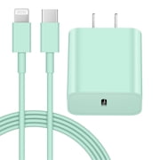 Coreykin 20W USB C Wall Charger-Super Fast Charger with 6FT Cable-Compatible with iPhone 14/14Pro/13/13 Pro/12/12Pro/XS/