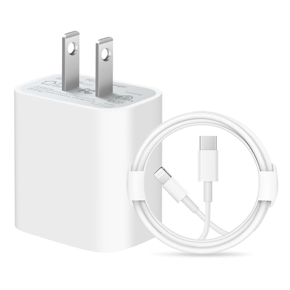 Coreykin 20W USB C Charger-Super Fast Charger with 6FT Cable-Compatible with iPhone 14/14Pro/14Pro Max/13/13 Pro/13Pro Max/12/12Pro/XS/Max/XR/X/8/8 Plus-White