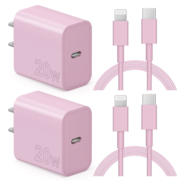 Pro Maintenance Plus Coreykin 20W USB C Wall Charger-2 Pack Super Fast Charger with 6FT ...