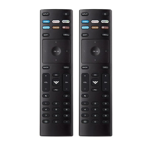 Pack of 2-Universal Remote Control For VIZIO All LED LCD HD 4K UHD HDR Smart TVs