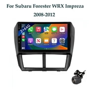 Corfhy 2+64GB Car Radio Stereo for Subaru Forester WRX Impreza 2008-2012 9-inch Android 15 with Wireless CarPlay and Android Auto WiFi Head Unit BT SWC