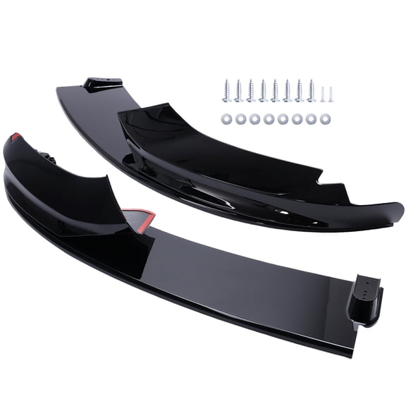 Corfhy Front Bumper Lip Splitter for BMW 4 Series F32 F33 M-Tech 2013-2020 Gloss Black