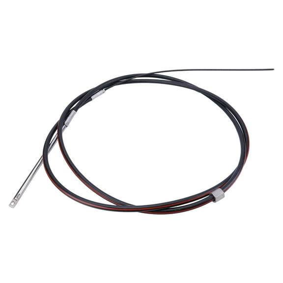 Corfhy Steering Cable for SeaStar Teleflex Marine Black Stainless Steel and Nylon Replacement Control Cable Replaces SSC6214