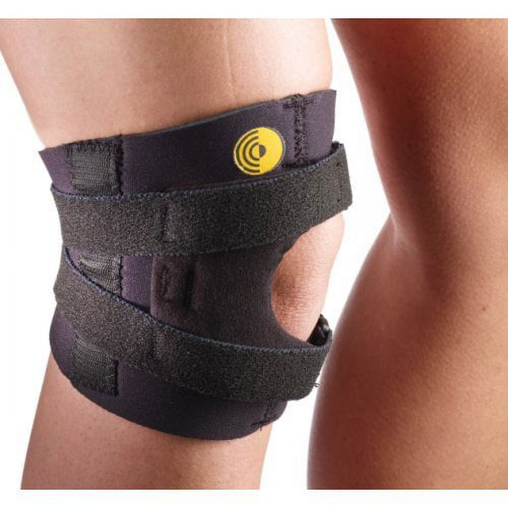 Coflex 6 Inch Knee-O-Trakker With Hinge - Small Size Patella Support Brace For Subluxation & Tendon Injuries