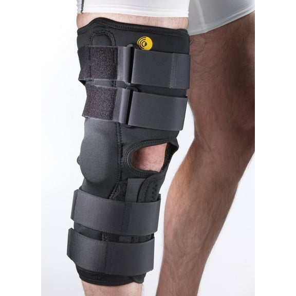 Corflex CoolTex Anterior Closure Knee Wrap w/R.O.M. Hinge Style: 16", Size: Small