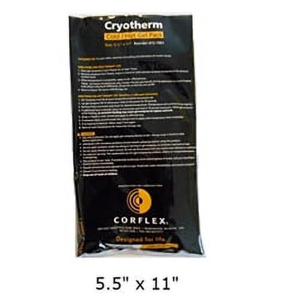 Corflex Cryotherm Cold/Hot Gel Pack Style: 5.5" x 11" - Single