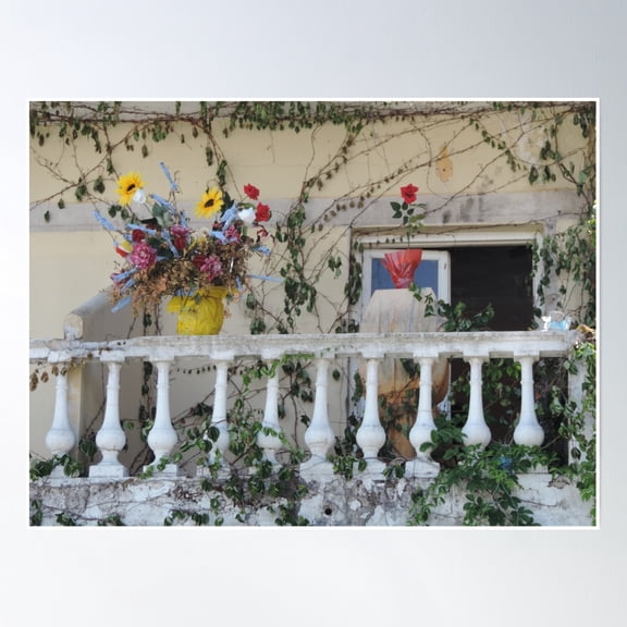 Corfu Greece Poster Wall Art, Modern Wall Decor, 8x12 UNFRAMED