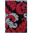thumbnail image 1 of Corfu Power Loomed 1'10" x 2'10" Rug, Black/Red, 1 of 3