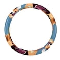 thumbnail image 1 of Corgi 14.5 Inch Printing PVC Leather Steering Wheel Covers Auto Accessories, 1 of 6
