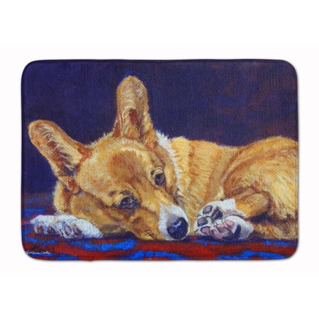 Corgi Blue Lonesome Machine Washable Memory Foam Mat