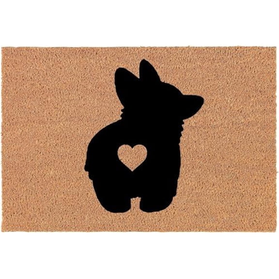 Corgi Butt Funny Door Mat Gift Newlywed Gift Doormat Funny Doormat Bathroom Home Decor Gift 17x30 Inch.