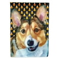 thumbnail image 1 of Corgi Candy Corn Halloween Garden Flag, 1 of 2