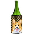 thumbnail image 1 of Corgi Candy Corn Halloween Portrait Wine bottle sleeve Hugger - 24 Oz., 1 of 1