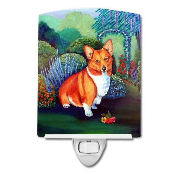 Corgi Ceramic Night Light