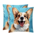 thumbnail image 1 of Corgi Chair Pillow Covers Set with Velvet Material, Unique Patterns, 16x16, 18x18, 20x20 Inches, 2 Items Included for Throw Pillows, Pillow Inserts,for Various Occasions, 1 of 6