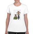 thumbnail image 1 of Corgi Chopper And Sidecar T-Shirt Women -Fab Funky Designs, Female XX-Large, 1 of 4