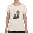 thumbnail image 1 of Corgi Chopper And Sidecar T-Shirt Women -Fab Funky Designs, Female x-Large, 1 of 4