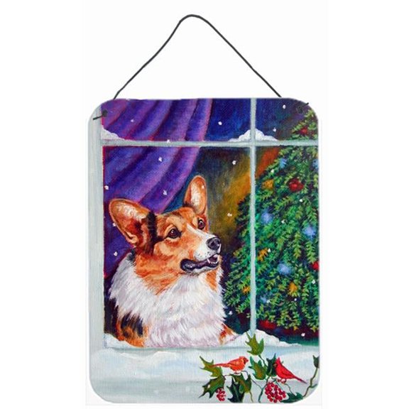 Corgi Christmas Window Wall and Door Hanging Prints