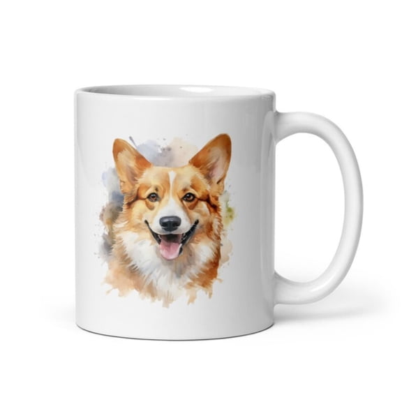 Corgi Coffee Mug Comup, nine Style! Hooffee sips in a microwave- ceramic cup, making mornings a ght a cute doggo design..