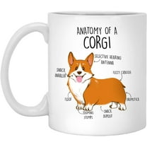 Corgi Coffee Mug, Cute Corgi Gift, Dog Lover, Funny Gift For Her, Him, Birthday, Pembroke Welsh Corgi, Pet Mug, Corgi Mom White MUG 11oz