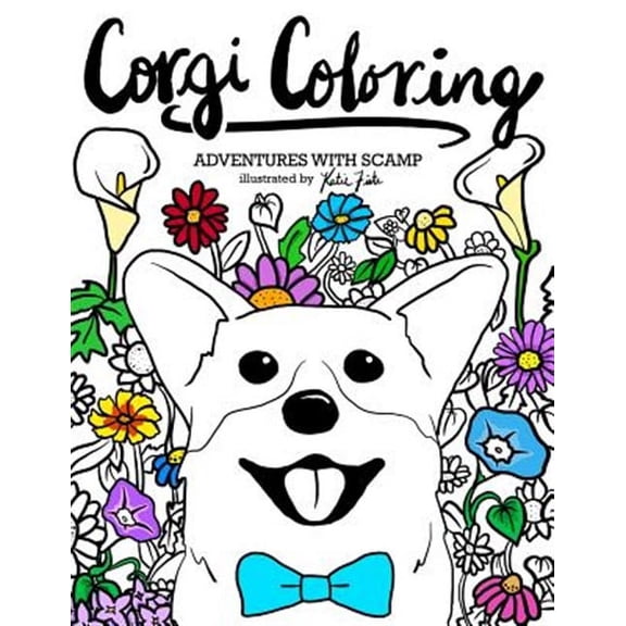 Corgi Coloring: Adventures with Scamp