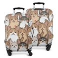 thumbnail image 1 of Corgi Crowd Luggage Cover Fashion Suitcase Cover Baggage Covers Fit 25-28 Inch Luggage (Go Travel), 1 of 5