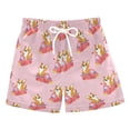 thumbnail image 1 of Corgi Cycling Pattern Swim Trunks Quick Dry Beach Pool Board Shorts Lightweight Stylish Print Sizes 2T to XL, 1 of 8
