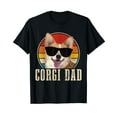 thumbnail image 1 of Corgi Dad Vintage Sunglasses Funny Corgi Dog Owner T-Shirt, 1 of 5