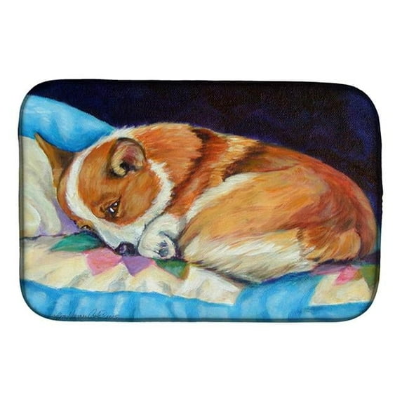 Corgi Dish Drying Mat