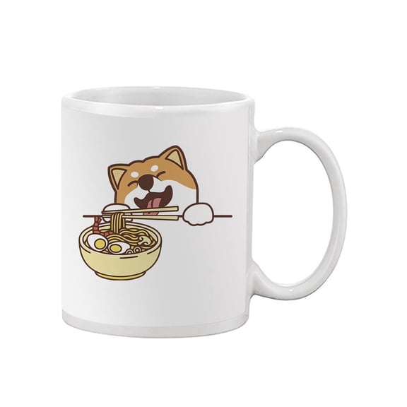 Corgi Dog And Ramen Bowl Mug - SPIdeals Designs,