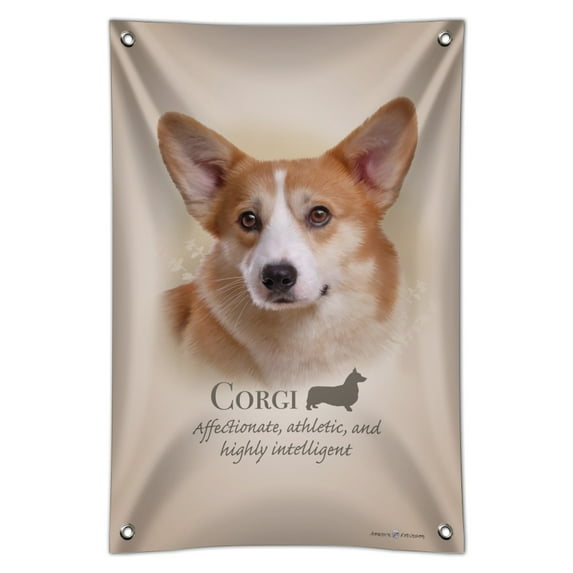 Corgi Dog Breed Home Business Office Sign