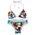 thumbnail image 1 of Corgi Dog Detachable Sponge Adjustable Strap Bikini Set Two-Pack Bikinis,Swimsuits,Beachwear, 1 of 6
