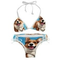 thumbnail image 1 of Corgi Dog Detachable Sponge Adjustable Strap Bikini Set Two-Pack - Ideal for All Seasons, 1 of 6
