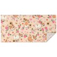 thumbnail image 1 of Corgi Dog and Flower Florals Rectangle Tablecloth 60"x120",Waterproof Polyester Rectangle Table Cloth, Wipeable Spillproof Polyester Tablecloth for Dining, Camping, Indoor and Outdoor, 1 of 6