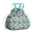 thumbnail image 1 of Corgi Dog and Flowers Drawstring Lunch Bag Women - Drawstring Lunch Bag Insulated for Work Office - Stain-Resistant Large Lunchbags for Women with Multi-Pockets, 1 of 6