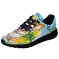 thumbnail image 1 of Corgi Dog Hello Summer Shoes Sneakers Black Size 8, 1 of 7