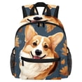 thumbnail image 1 of Corgi Dog Large Capacity Backpack with Adjustable Shoulder Strap, Printed Design, Lightweight , Shoulder Backpack Book Bag, Small Backpack Purses for Teens, 1 of 6
