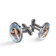 thumbnail image 1 of Corgi Dog Men's Stainless Steel Cufflinks Set for Dress Shirts - Versatile Style for Every Occasion, 1 of 6