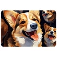 thumbnail image 1 of Corgi Dog Non-Slip Polyester Door Carpet Kitchen Mat Door Mat, Machine Washable, 1 of 6