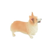 Corgi Dog, Pembroke Welsh Corgi, Museum Quality, Hand Painted, Educational, Rubber Canine, Realistic, K9, Toys, Kids, Gift, 4 1/2 Inches. CH840 BB196