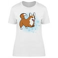 thumbnail image 1 of Corgi Dog Playing T-Shirt Women -Image by Shutterstock, Female Large, 1 of 2