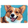 thumbnail image 1 of Corgi Dog Polyester Indoor Mat Office Floor Mat Non-Slip Machine Washable, 1 of 6