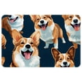 thumbnail image 1 of Corgi Dog Polyester Non-Slip Indoor Rugs Chair Mat Floor Carpet Machine Washable, 1 of 6