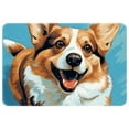 thumbnail image 1 of Corgi Dog Polyester Non-Slip Machine Washable Indoor Mat Office Mat Kitchen Rugs, 1 of 6