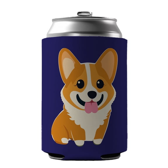 Corgi Dog Sweet Drink Beer Soda Insulated Sleeve Holder Can Cooler Hugger