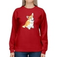 thumbnail image 1 of Corgi Dog Women Sweatshirt, Female 4X-Large, 1 of 4