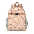 thumbnail image 1 of Corgi Dog and Flower Florals Backpack for School,Cute School Bag,Schoolbag with Adjustable Shoulder Straps & Padded Back,15.25"x11.5"x5.25", 1 of 6